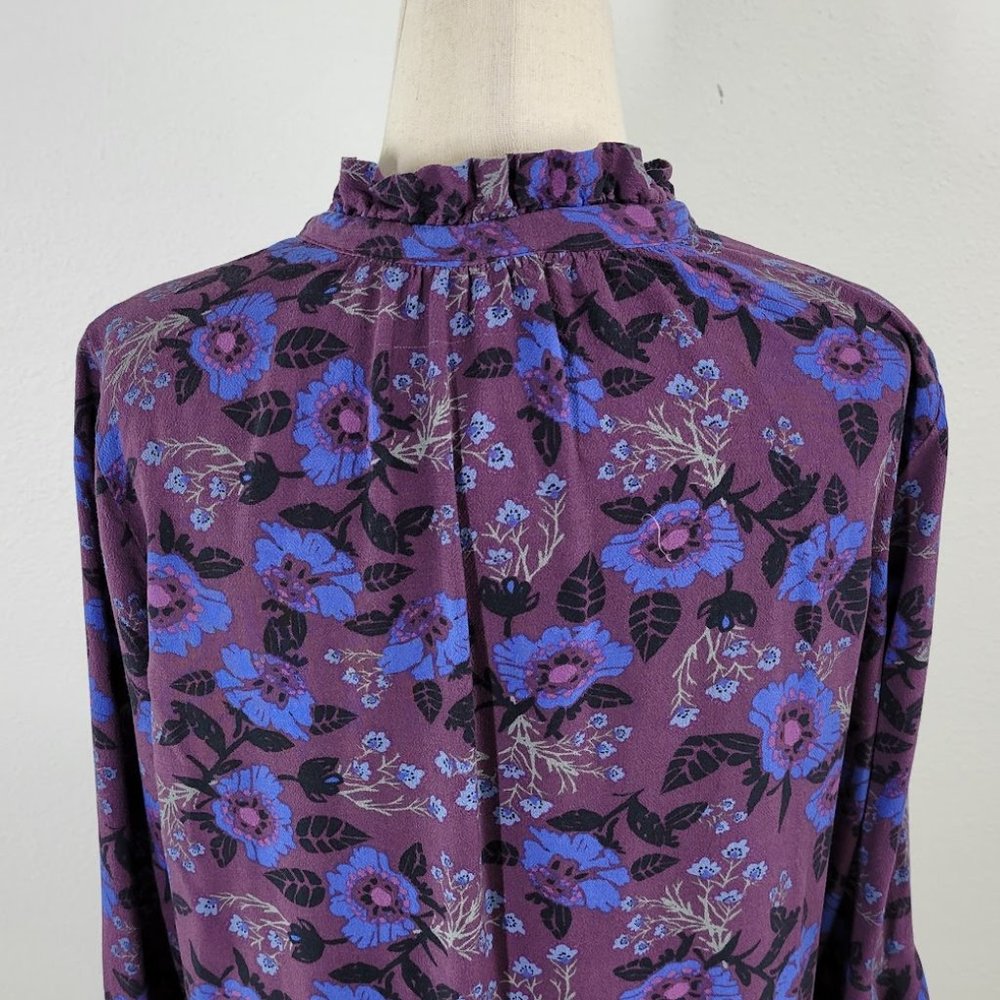 FREE PEOPLE  bohemia floral print tunic top Sz XS - Picture 6 of 11